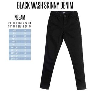 LuLaRoe Black Wash Skinny Denim